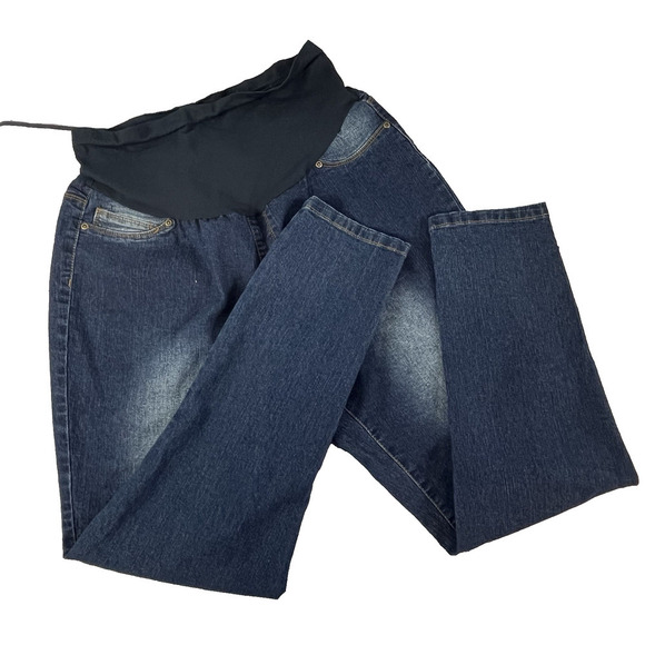 Hybrid & Co Denim Jean Jeans Pants Plus sz 1X Elastic Panel Stretch Pockets - Picture 1 of 9